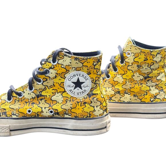 Converse Chuck Taylor All-Star 70 Hi Sneaker Men's 8.5‎ Yellow Peanuts Woodstock - Picture 7 of 14